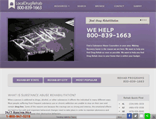 Tablet Screenshot of localdrugrehab.com